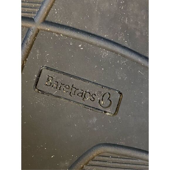 BARETRAPS • Gracee Gray/Conac Orange/White Foam Sole Strappy Hook/Loop Closure O - Picture 10 of 13